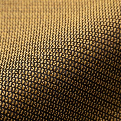 【手織りネクタイ】イエロー フレスコタイ kuskafabric 京都・丹後のシルク織物