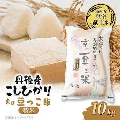 令和8年新米　京都与謝野町産コシヒカリ「京の豆っこ米」精米10kg 【誠武農園】農家直送
