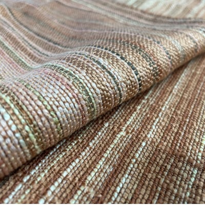 【さとふる限定・一点もの】草木染め×手織り　職人仕立てのシルクストール　幅48cm×長さ190cm