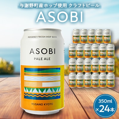 【与謝野町産ホップ使用クラフトビール】 ASOBI(アソビ) 350ml×24本　ペールエール