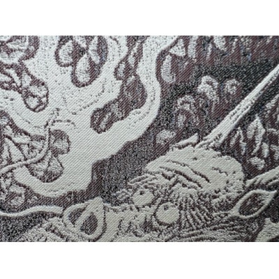 昇龍(赤龍)御朱印帳(龍の絵を真似て製織した御朱印帳)　薄い赤色【数量限定】