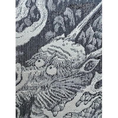 昇龍(青龍)御朱印帳(龍の絵を真似て製織した御朱印帳)　薄い青色【数量限定】