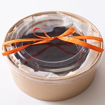 クッチーニのバスク風チーズケーキ　与謝野町産米粉使用でグルテンフリーの手作りケーキ　ホール15cm
