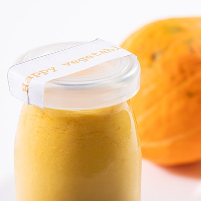 栽培期間中、農薬を使わず自家栽培した「コリンキーかぼちゃ」使用の手作りプリン　3個