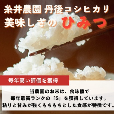 【毎月定期便】京都府与謝野町産 丹後コシヒカリ 精米2kg　もちもちとした食感が特徴全9回