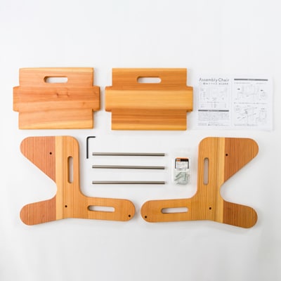 子ども用　組み立てイス(訳あり)