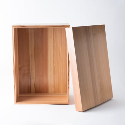 智頭杉の棺(ペット用)