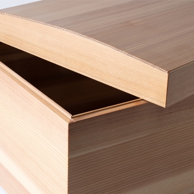 智頭杉の棺(ペット用)