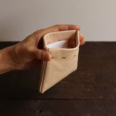 バネ口財布 鹿ヌメ革