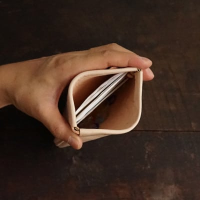 バネ口財布 鹿ヌメ革