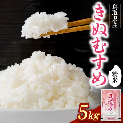 【食味鑑定士厳選】鳥取県産 きぬむすめ5kg(5kg×1袋) 精米