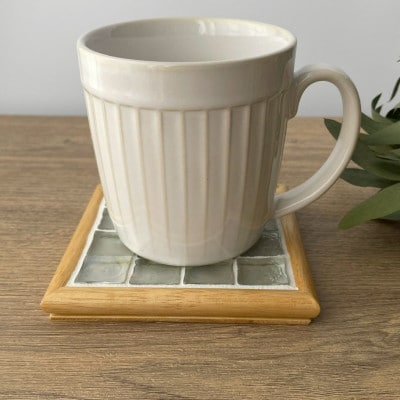 タイルコースター5枚セット(クリア・アーチフレーム)