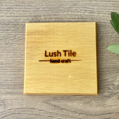 タイルコースター5枚セット(クリア・アーチフレーム)