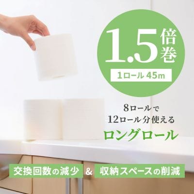 ネピアプレミアムソフトトイレットロール8ロールダブル　45m　無香料(8パック)トイレットペーパー