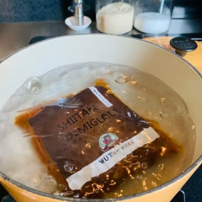 《2個入り×3袋》しいたけデミグラスハンバーグ　地元で愛され続けるソウルフード