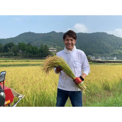 2020年徳島県産有機栽培コシヒカリ胚芽米5kg(栽培期間中肥料・農薬不使用、手作業で除草)