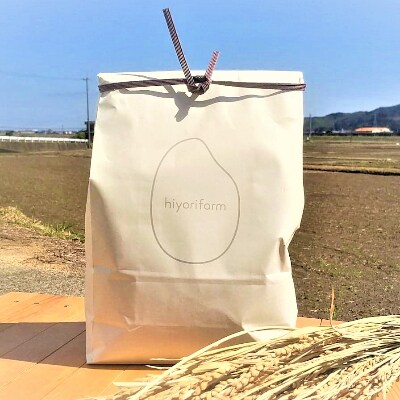 2021年徳島県産コシヒカリ胚芽米2kg(栽培期間中肥料・農薬不使用、手作業で除草)