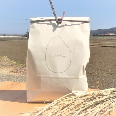 2021年徳島県産コシヒカリ玄米2kg(栽培期間中肥料・農薬不使用、手作業で除草)