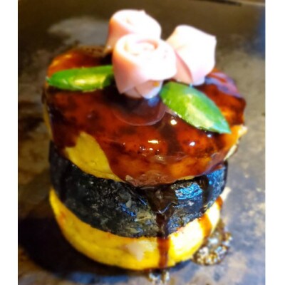 まるでケーキのような竹炭が入った黒いお好み焼き おやつ 誕生日 記念日 パーティー お食事に お礼品詳細 ふるさと納税なら さとふる