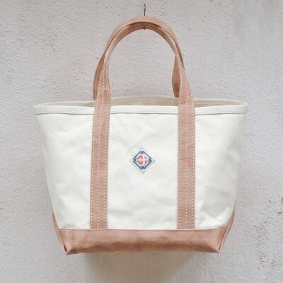 simple tote bag MS size　KINARI×KAKISHIBU