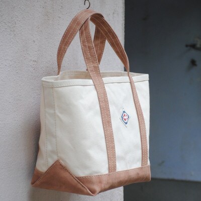 simple tote bag MS size　KINARI×KAKISHIBU