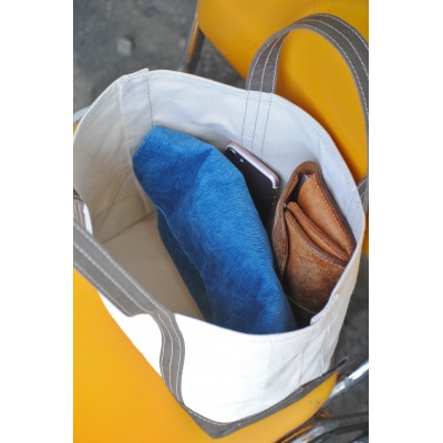 simple tote bag MS size　KINARI×KAKITETSU