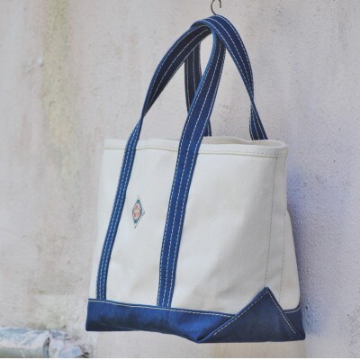 simple tote bag MS size　KINARI×AI