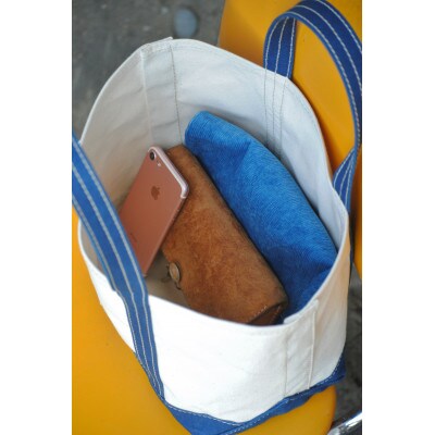 simple tote bag MS size　KINARI×AI