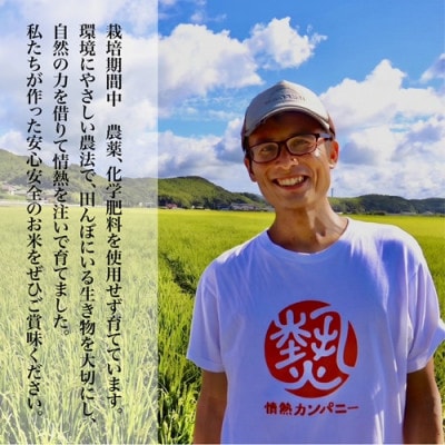 【令和8年産　新米先行予約】コシヒカリ玄米10kg《栽培期間中農薬・化学肥料不使用》徳島県阿南市産