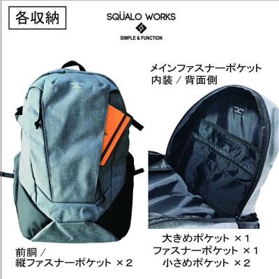 MD リュックサック グレー MD01-013 メンズ 灰色 32L