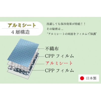 【保冷・洗濯ができる!】令和版あづま袋_S_絞り染め柄(紺)