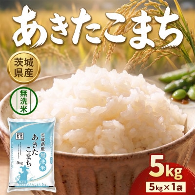 【令和8年産】茨城あきたこまち  5kg(5kg×1袋)【精米・無洗米】