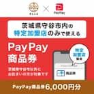 茨城県守谷市　PayPay商品券(6,000円分)※地域内の一部の加盟店のみで利用可