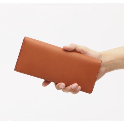 長財布(お札・カード専用)　キャメル