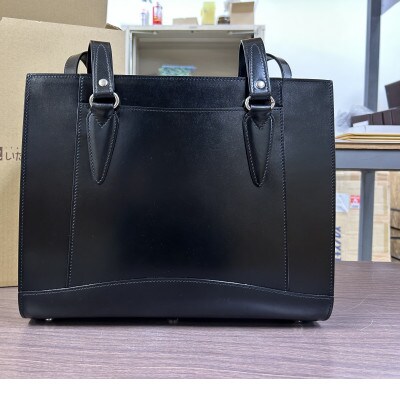 スリム トート バッグ　ブラスコット 黒