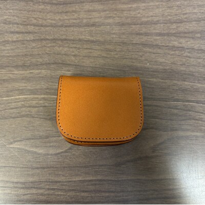 厚口 小銭入れ　キャメル