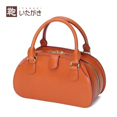 ハンドバッグ　キャメル