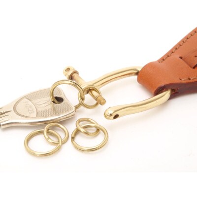 あぶみキーホルダー　キャメル