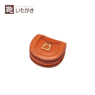 馬蹄　コインケース　キャメル