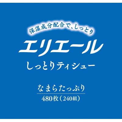 【赤平市限定】エリエール北海道しっとりティシュなまらたっぷり　240W3P×10パック