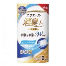 2022年11月発送開始『定期便』エリエール消臭+トイレットティシュー12R×6P(ダブル)全2回