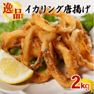 イカリング唐揚げ 2kg(1,000g×2p)|いか イカ 下処理済み 冷凍【OKR008_x】