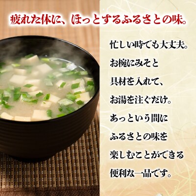 3種の具材の即席みそ汁セット (20食入り)【GNM014】