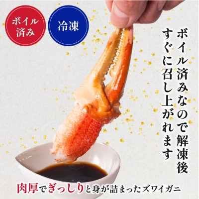  訳あり ボイルズワイカニ 爪カット 500g 【OKR012】