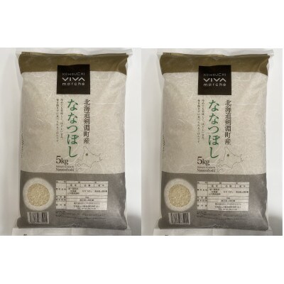 2023年1月発送開始『定期便』北海道剣淵町産【玄米】ななつぼし 計10kg(5kg×2袋)全6回