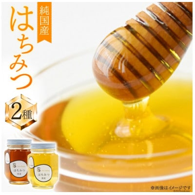 ハチミツ2種セット〈国産はちみつ〉