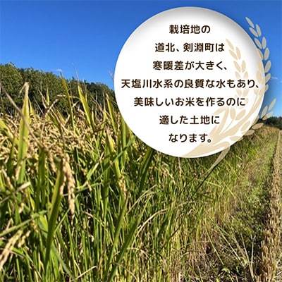 【北海道剣淵町】ななつぼし 精米 5kg