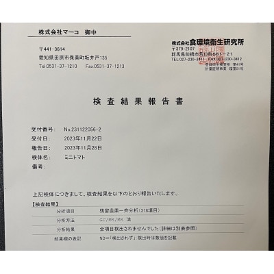 【残留農薬ゼロ】とまとのこころ(アイコとまとプレミアム)約80～100個