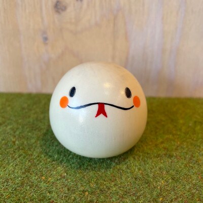 【こけしげのコケシ】コロこけし 干支 巳(み) / 白