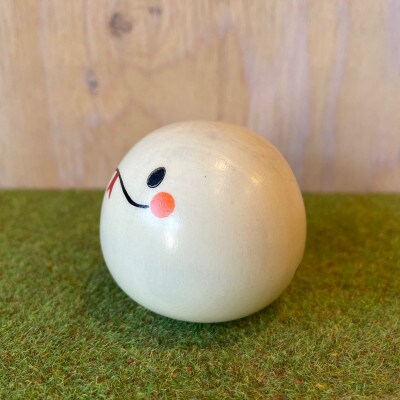 【こけしげのコケシ】コロこけし 干支 巳(み) / 白
